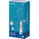Satisfyer Air Pump Booty Pink - Inflatable Anal Vibrator with App Control